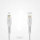 USB-C - Lightning cable for data and charging, 1m white