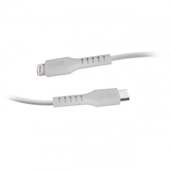 SBS TECABLELIGTC2W USB-C - Lightning Cable 2 m - White