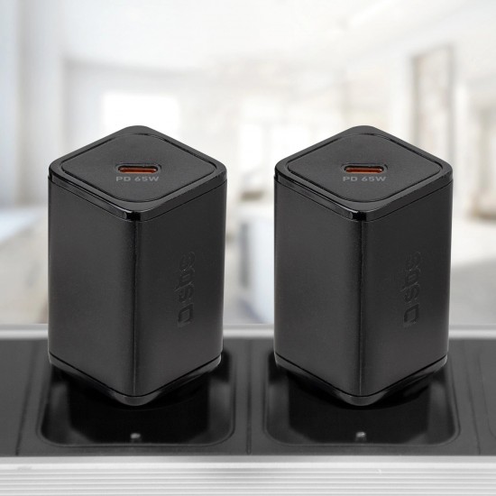SBS TETRGAN1C65W 65W GaN Power Delivery Charger - Black