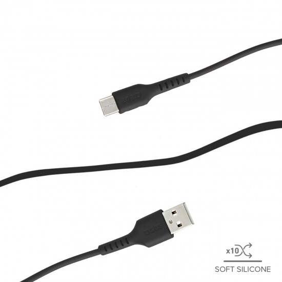 SBS TECABLEMICRO2K USB-A - Micro-USB Cable 2 m - Black