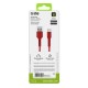 SBS TECABLEMICROC15R USB-A - USB-C Cable 1.5m - Red