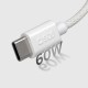 SBS TECABLETISSUETCCG USB-C - USB-C 1.5m 60W braided cable - gray