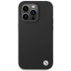 BMW Silicone Metal Logo case for iPhone 15 Pro - black