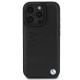BMW Leather Hot Stamp iPhone 16 Pro Case - Black