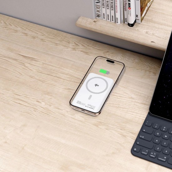 Powerbank Tech-Protect PB24 LifeMag QI2 MagSafe 10000 mAh - white