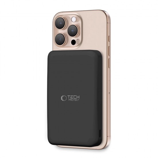 Powerbank Tech-Protect PB24 LifeMag QI2 MagSafe 10000 mAh - black