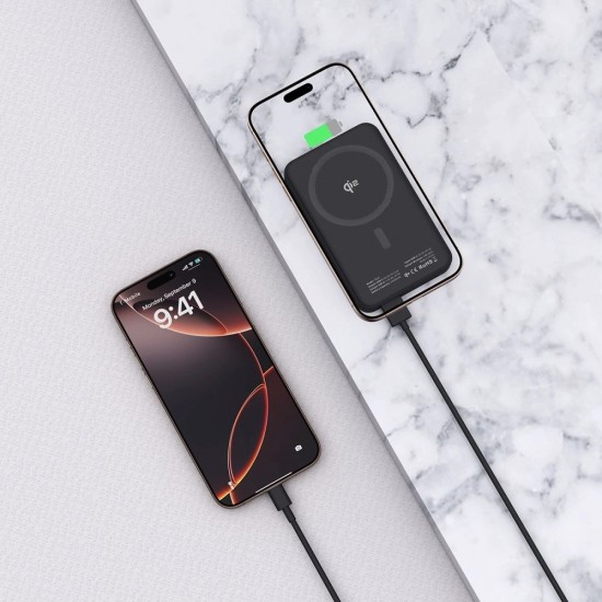 Powerbank Tech-Protect PB24 LifeMag QI2 MagSafe 10000 mAh - black