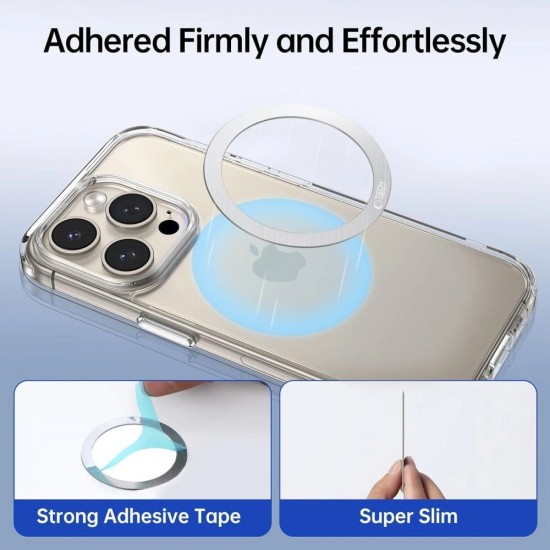 Tech-Protect MMP-110 2in1 MagSafe Ring - Silver / Silver