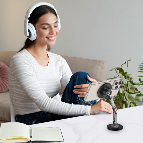 Tech-Protect N57 Magnetic MagSafe Car/Desk Mount - Black