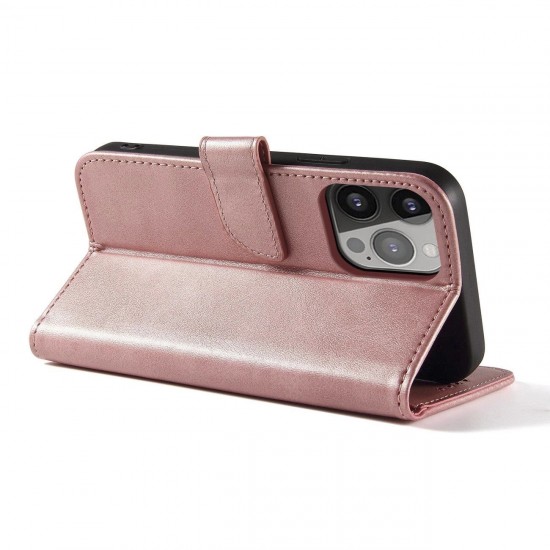 Magnet Case with flap for Samsung Galaxy S25 - pink