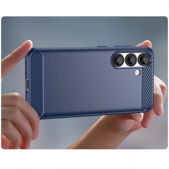 Carbon Case for Samsung Galaxy S25 - Blue