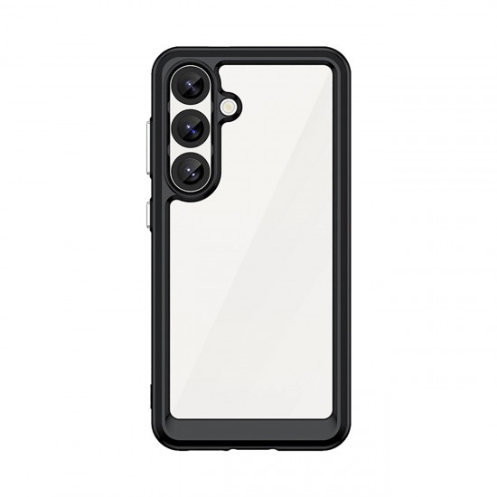 Outer Space Case with Gel Frame for Samsung Galaxy S25 - Black