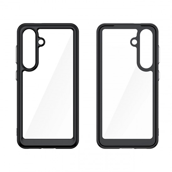 Outer Space Case with Gel Frame for Samsung Galaxy S25 - Black