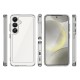 Outer Space Case with Gel Frame for Samsung Galaxy S25 - Clear Black