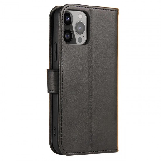 Magnet Case with Flip for Samsung Galaxy S25+ - Black