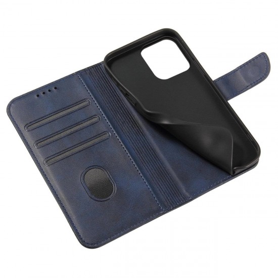 Magnet Case with Flip for Samsung Galaxy S25+ - Blue