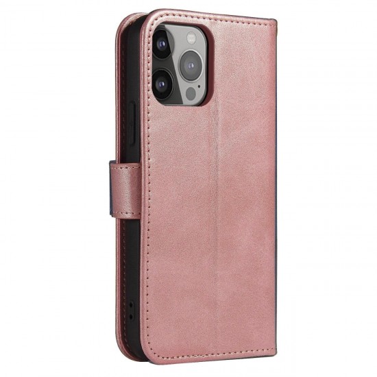 Magnet Case with Flip for Samsung Galaxy S25+ - Pink