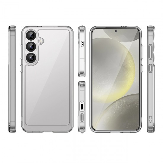 Outer Space Case with Gel Frame for Samsung Galaxy S25+ - Transparent