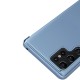 Clear View Case for Samsung Galaxy S25 Ultra Flip Cover - Blue