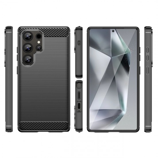 Carbon Case for Samsung Galaxy S25 Ultra - Black
