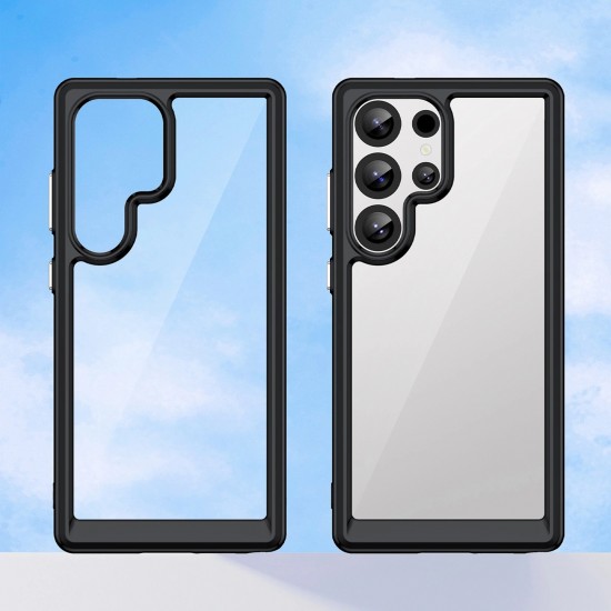 Outer Space Case with Gel Frame for Samsung Galaxy S25 Ultra - Black