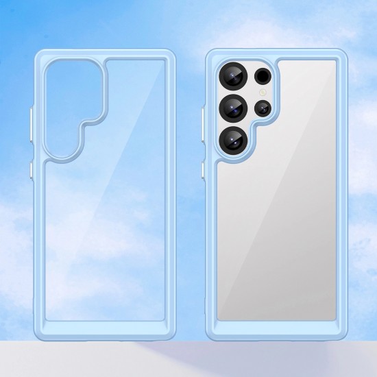 Outer Space Case with Gel Frame for Samsung Galaxy S25 Ultra - Blue