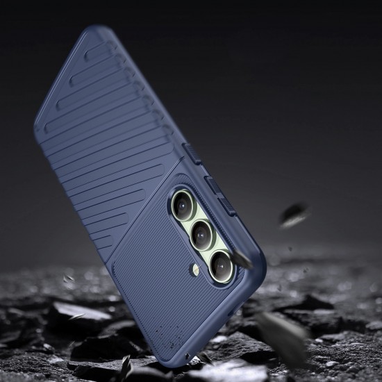 Thunder Case for Samsung Galaxy S24 FE silicone armor cover - blue