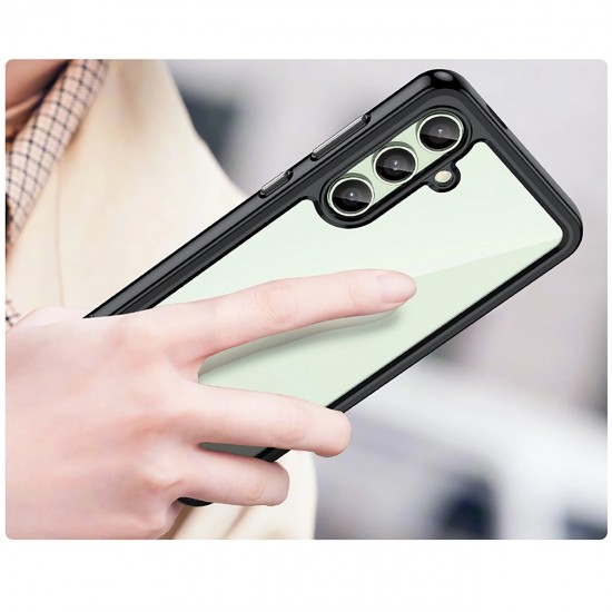 Outer Space Case with Gel Frame for Samsung Galaxy S24 FE - Black