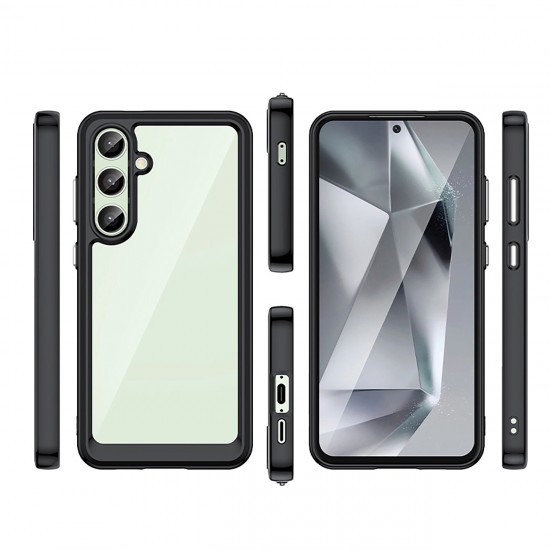 Outer Space Case with Gel Frame for Samsung Galaxy S24 FE - Black