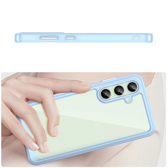 Outer Space Case with Gel Frame for Samsung Galaxy S24 FE - Blue