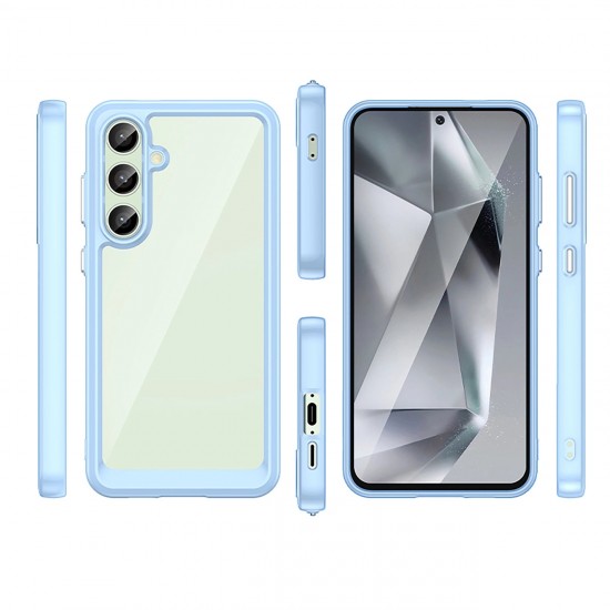 Outer Space Case with Gel Frame for Samsung Galaxy S24 FE - Blue