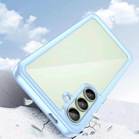 Outer Space Case with Gel Frame for Samsung Galaxy S24 FE - Blue