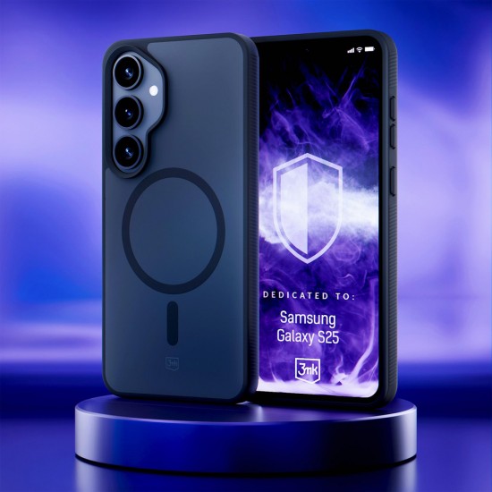 3mk Smoke MagCase for Samsung Galaxy S25 - Black