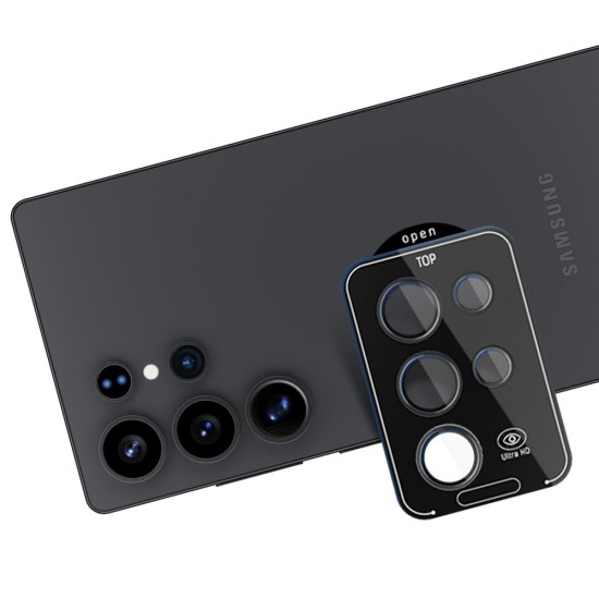 3mk Lens Protection Pro Black Camera Lens Glass for Samsung Galaxy S25 Ultra