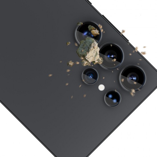 3mk Lens Protection Pro Black Camera Lens Glass for Samsung Galaxy S25 Ultra