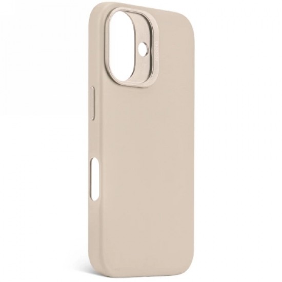 Decoded Leather Backcover with MagSafe for iPhone 16 - beige