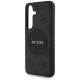 Guess 4G Round Patch Classic Logo MagSafe case for Samsung Galaxy S25 black