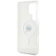 Case Karl Lagerfeld Button Karl Head Printed Logo MagSafe Samsung Galaxy S25 Ultra white