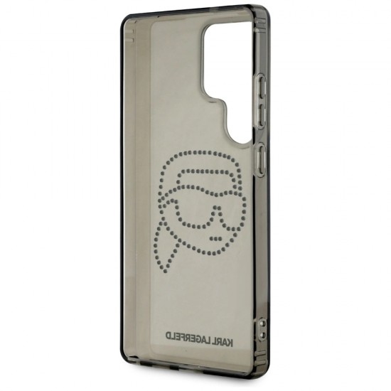 Case Karl Lagerfeld Rhinestones Karl Head Logo Samsung Galaxy S25 Ultra black