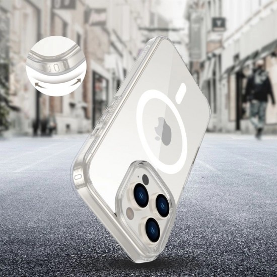 Tech-Protect Flexair Hybrid CC Magsafe iPhone 16 Pro Case - Clear