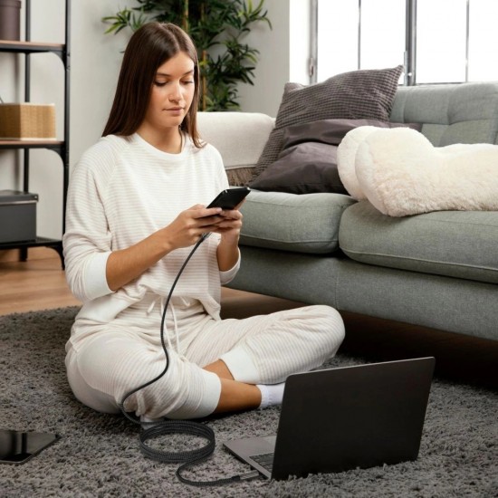 Tech-Protect UB10T Ultraboost USB-C PD240W/QC4.0 Cable 200cm - Black