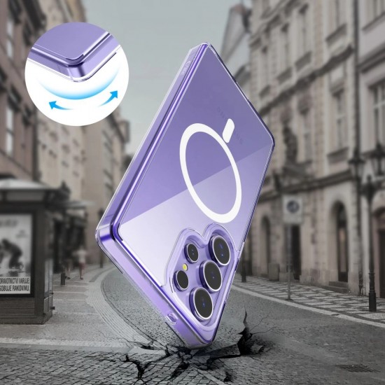 Tech-Protect FlexAir Hybrid MagSafe Case for Samsung Galaxy S25 Ultra - Clear