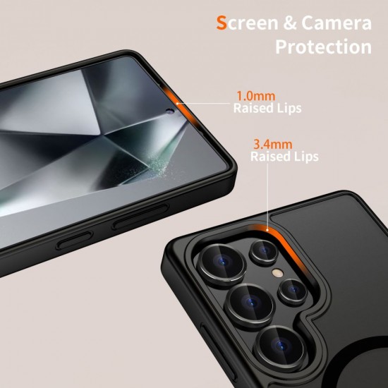 Tech-Protect MagMat MagSafe Case for Samsung Galaxy S25 Ultra - Black