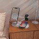 Tech-Protect QI15W-A41 3in1 Wireless Charger with MagSafe for Apple Devices - White
