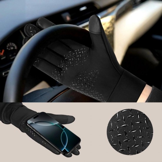 Tech-Protect WG01 Gloves with Touch Tips M - Black