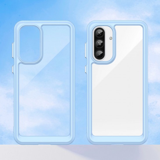 Outer Space Case for Samsung Galaxy A26 Cover with Flexible Frame - Blue