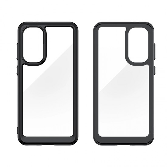 Outer Space Case for Samsung Galaxy A36 Cover with Flexible Frame - Black