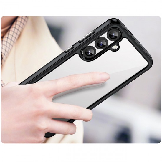 Outer Space Case for Samsung Galaxy A36 Cover with Flexible Frame - Black