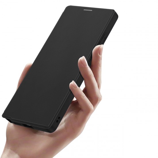 Dux Ducis Skin X Pro Case for Samsung Galaxy S25 Ultra with MagSafe and Wallet - Black