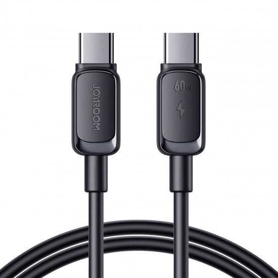Joyroom Multi-Color Series A14 USB-C / USB-C 60W Cable 1.2 m - Black
